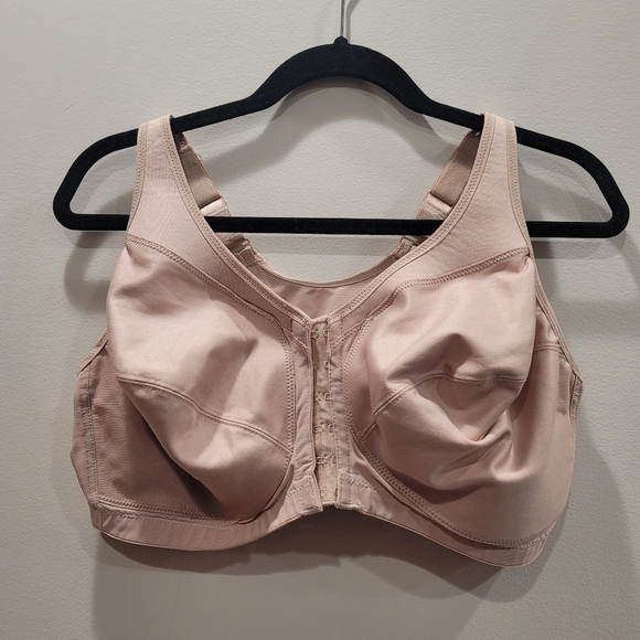 Glamorise MagicLift Front-Closure with Posture Back Support Bra - Sz 42F US - Picture 2 of 10